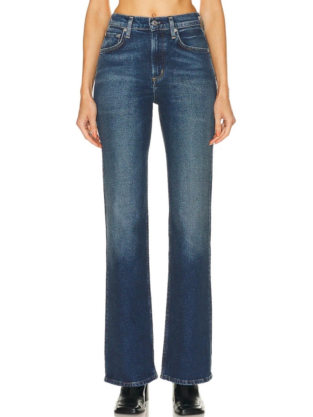 Women’s Citizens of Humanity Vidia Mid-Rise Boot Jeans in Garnish, Size 31